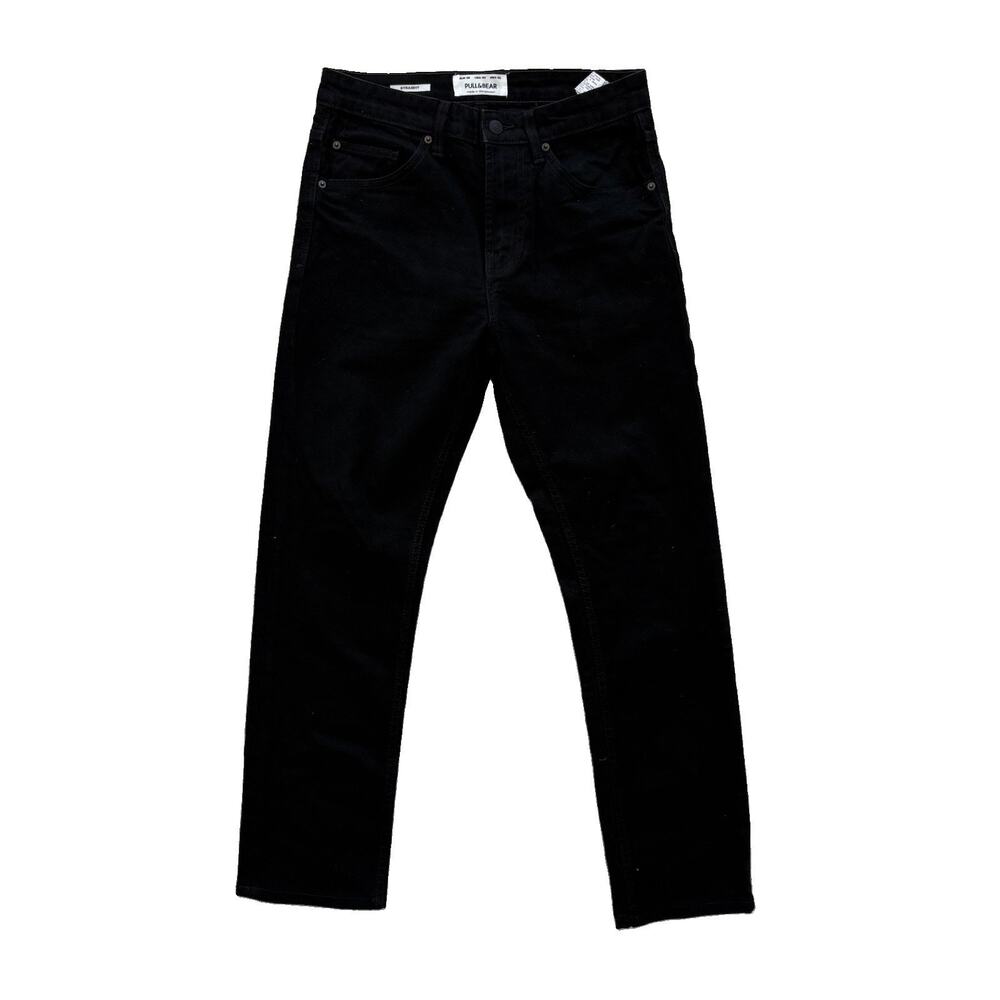 Pull & Bear Straight Black Jeans Men’s 30 Denim Straight Leg EUC